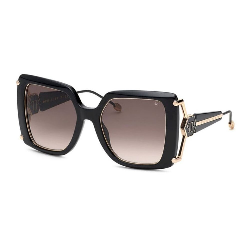 NWT SUNGLASSES PHILIPP PLEIN BLACK GOLD